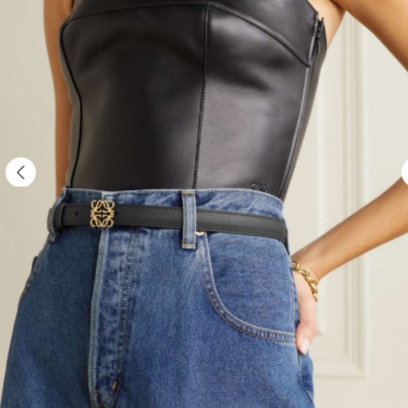 LOEWE Anagram Leather belt - Picture 1 of 7